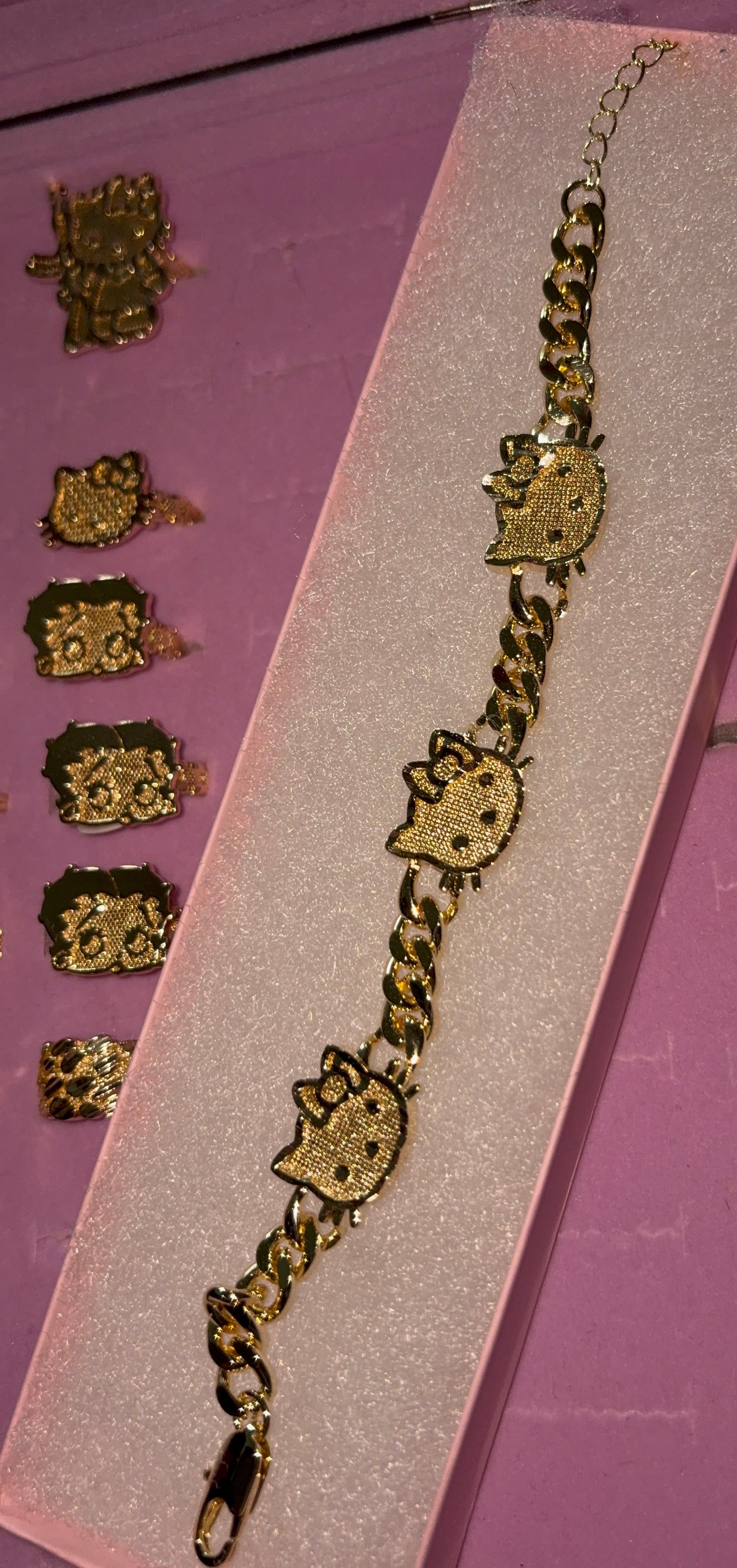 Triple Hello Kitty Bracelet