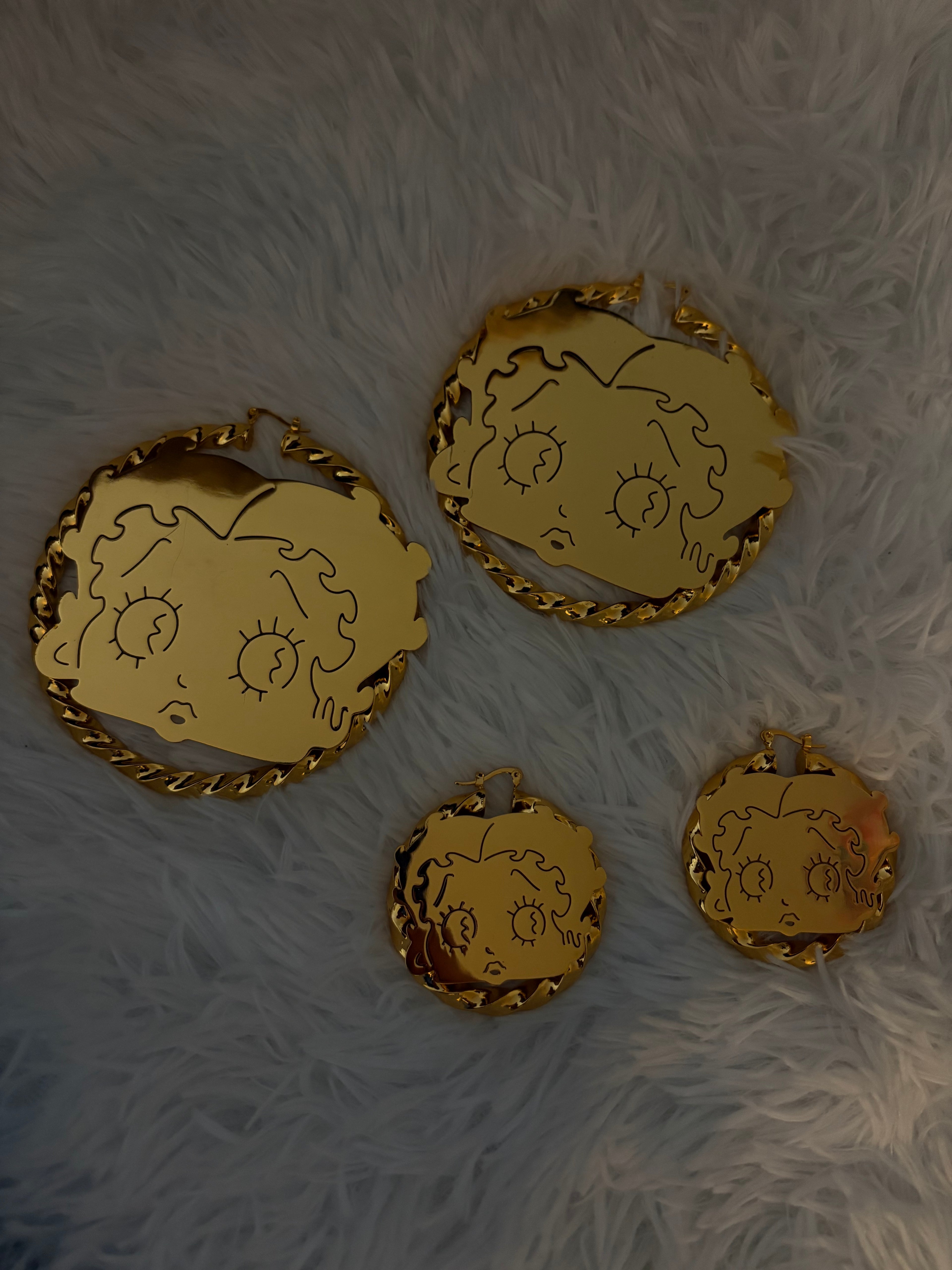 Betty Boop Hoops